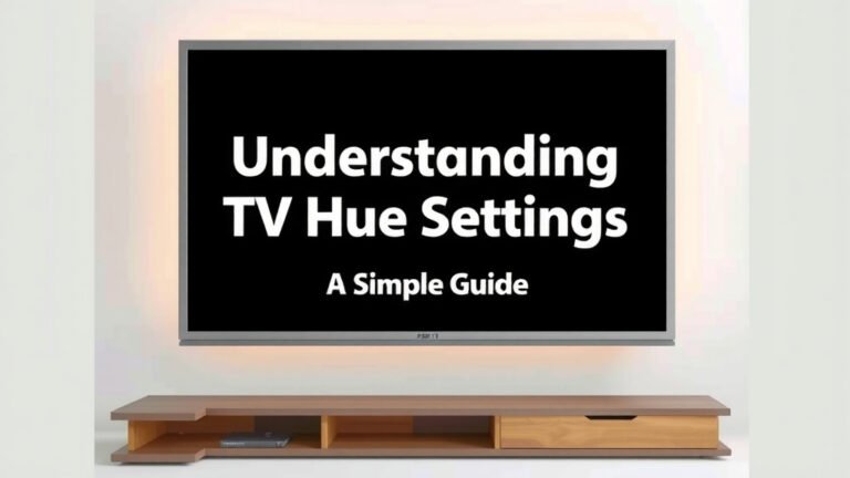 Understanding TV Hue Settings: A Simple Guide