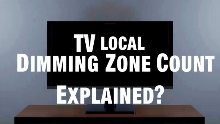 TV Local Dimming Zone Count Explained