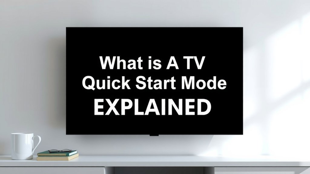 What is TV Quick Start Mode Explained