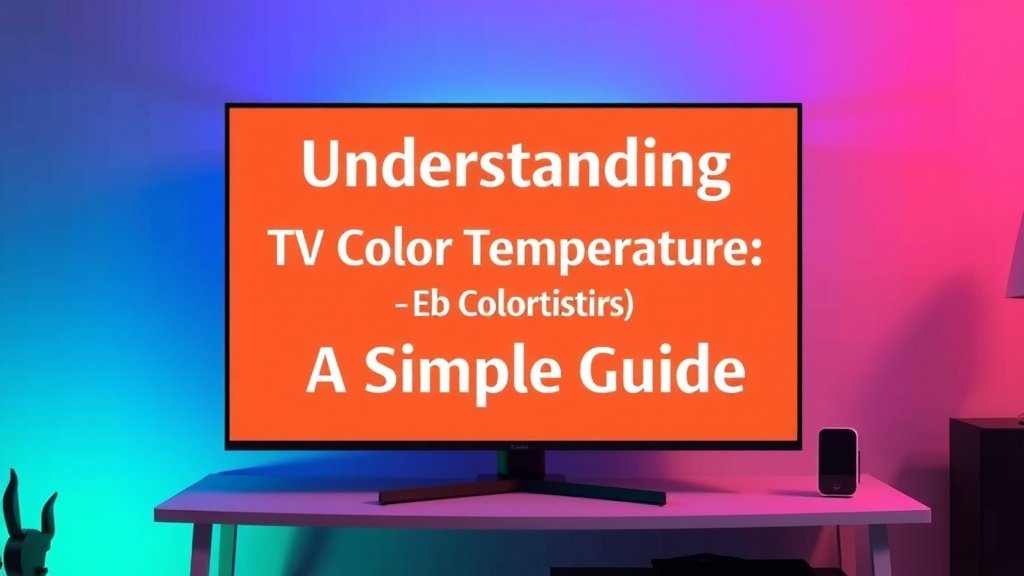 Understanding TV Color Temperature: A Simple Guide