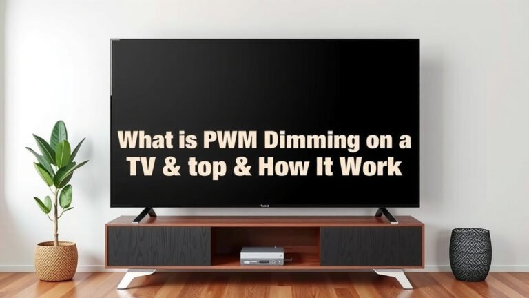 What is PWM Dimming on a TV and How Does It Work