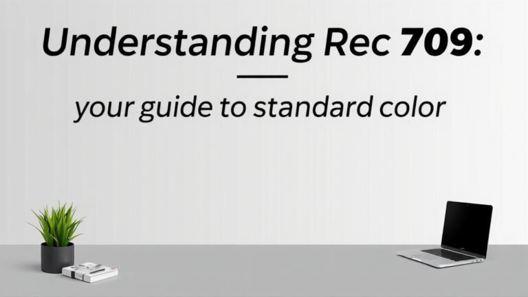 Understanding Rec 709: Your Guide to Standard Color