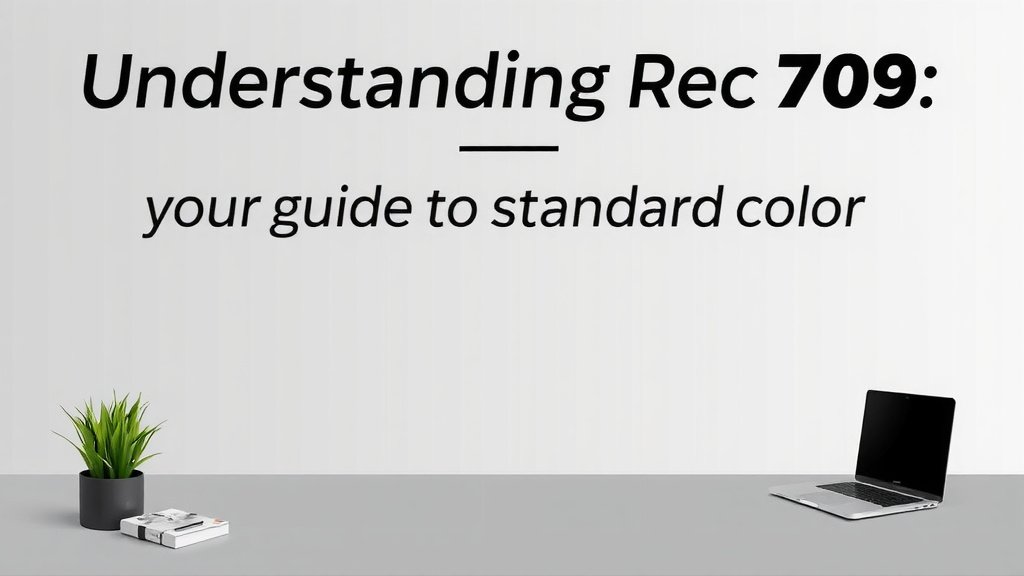 Understanding Rec 709: Your Guide to Standard Color